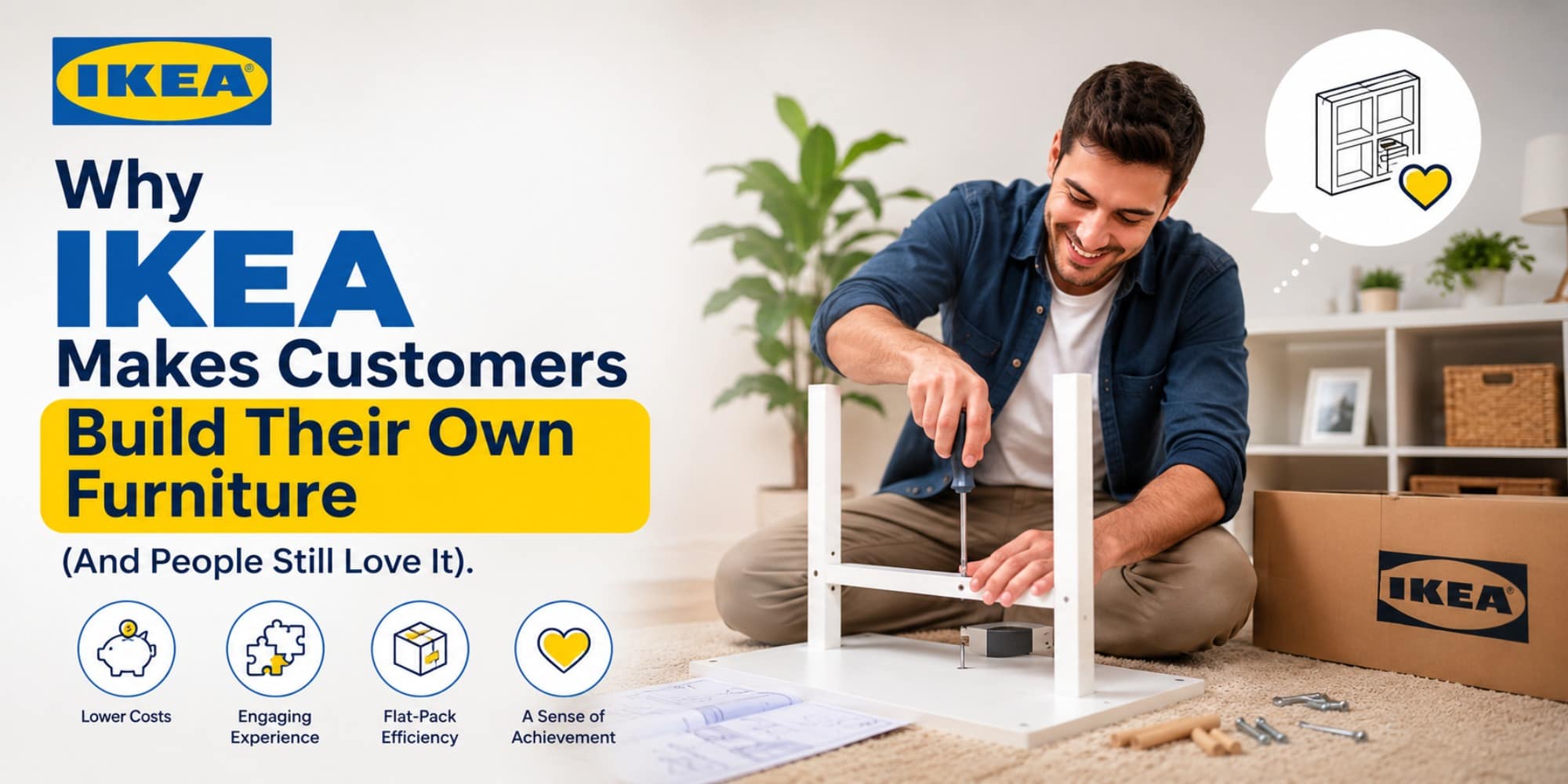 Why IKEA Makes Customers Build Their Own Furniture (And People Still Love It)